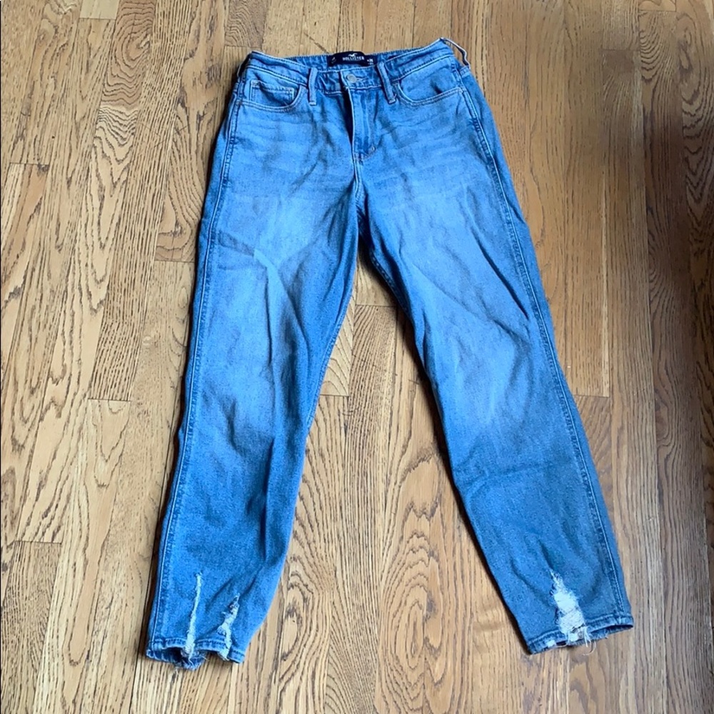 hollister mom jeans